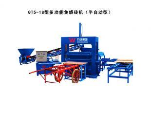 半自動(dòng)免燒空心磚機(jī)QT5-18與加氣混凝土技術(shù)概述